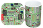 Cricket Mug and Coaster Gift Set by Selina-Jayne