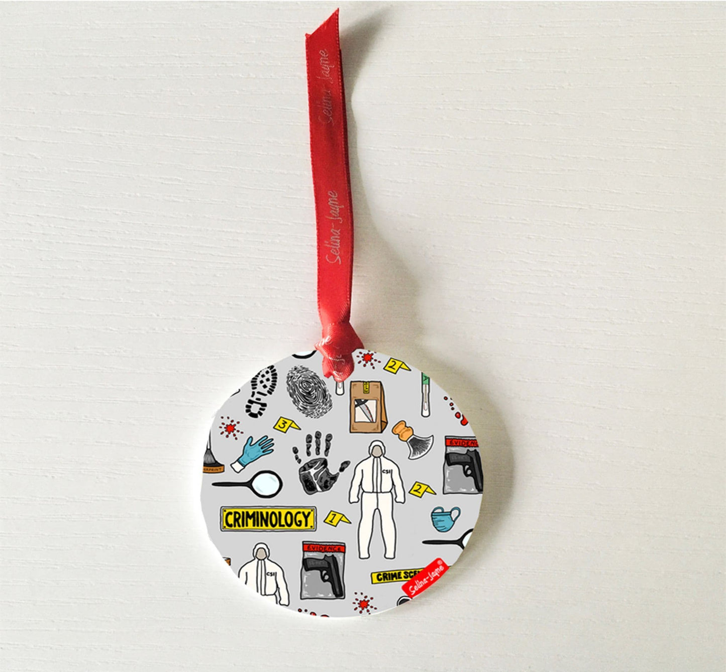 Criminologist Hanging Decoration by Selina-Jayne