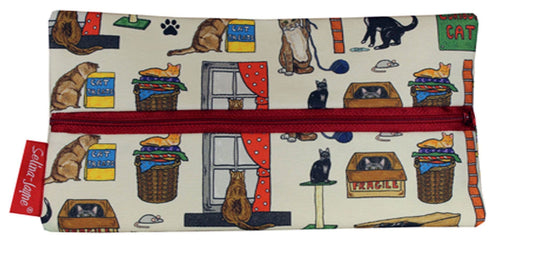 Curious Cats Pencil Case by Selina-Jayne