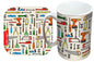 DIY Tools Mug and Coaster Gift Set by Selina-Jayne