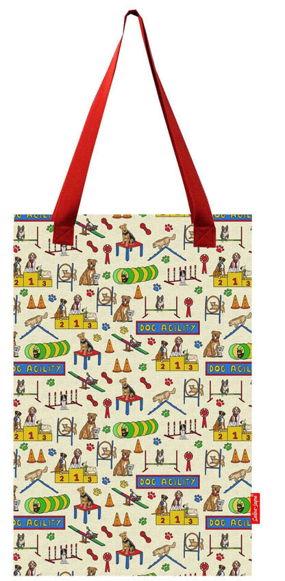 Dog Agility Tote Bag by Selina-Jayne
