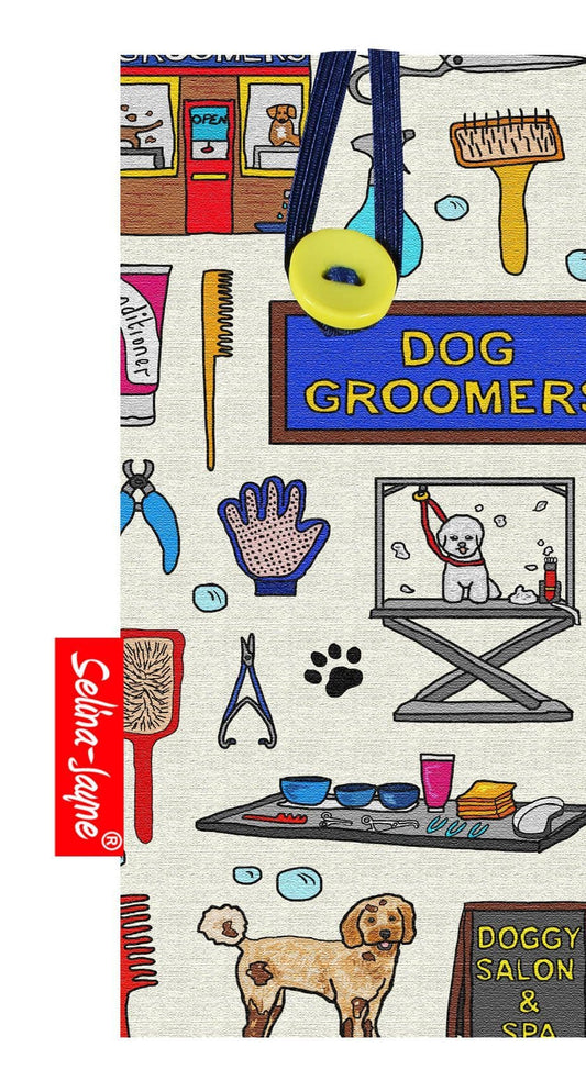Dog Groomer Glasses Case Soft Fabric by Selina-Jayne