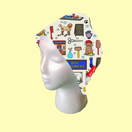 Dog Groomer Scrub Cap by Selina-Jayne