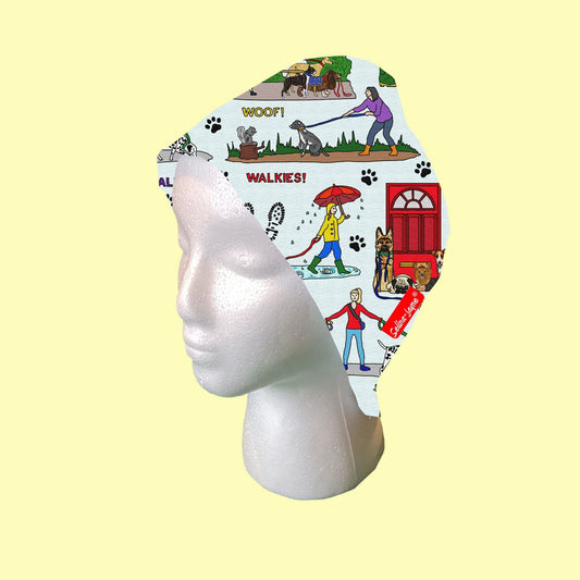 Dog Walker Scrub Cap by Selina-Jayne