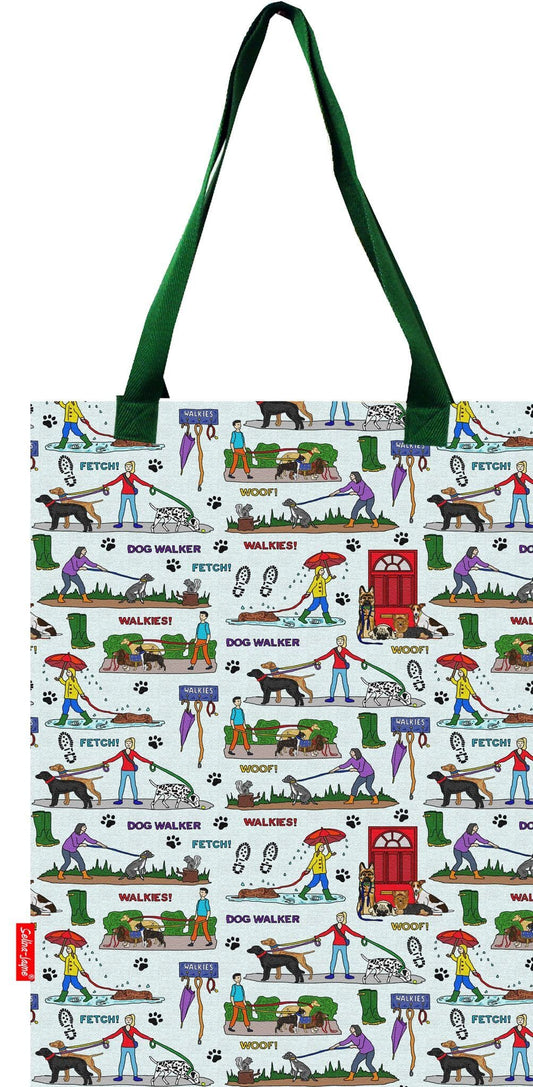 Dog Walker Tote Bag by Selina-Jayne