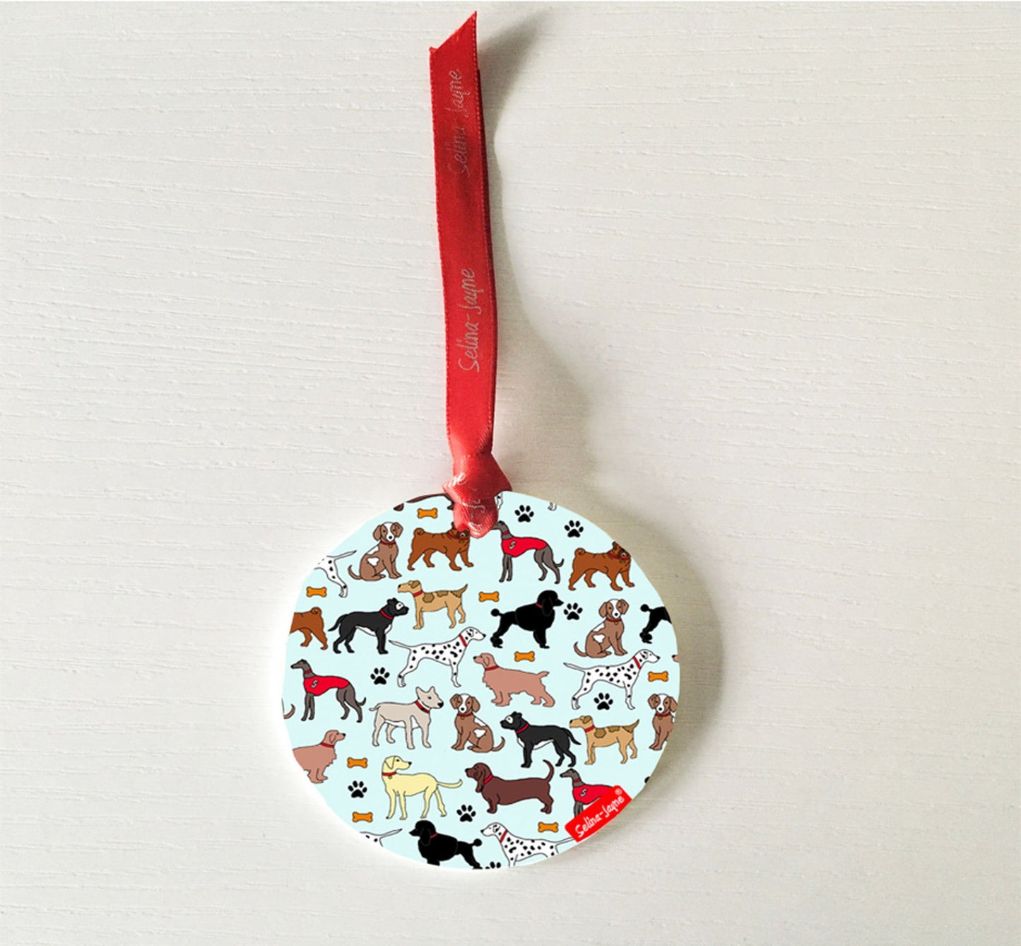 Dogs Hanging Decoration by Selina-Jayne