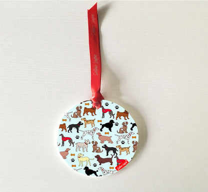 Dogs Hanging Decoration by Selina-Jayne