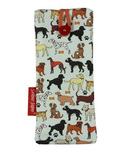 Dogs Soft Glasses Case by Selina-Jayne