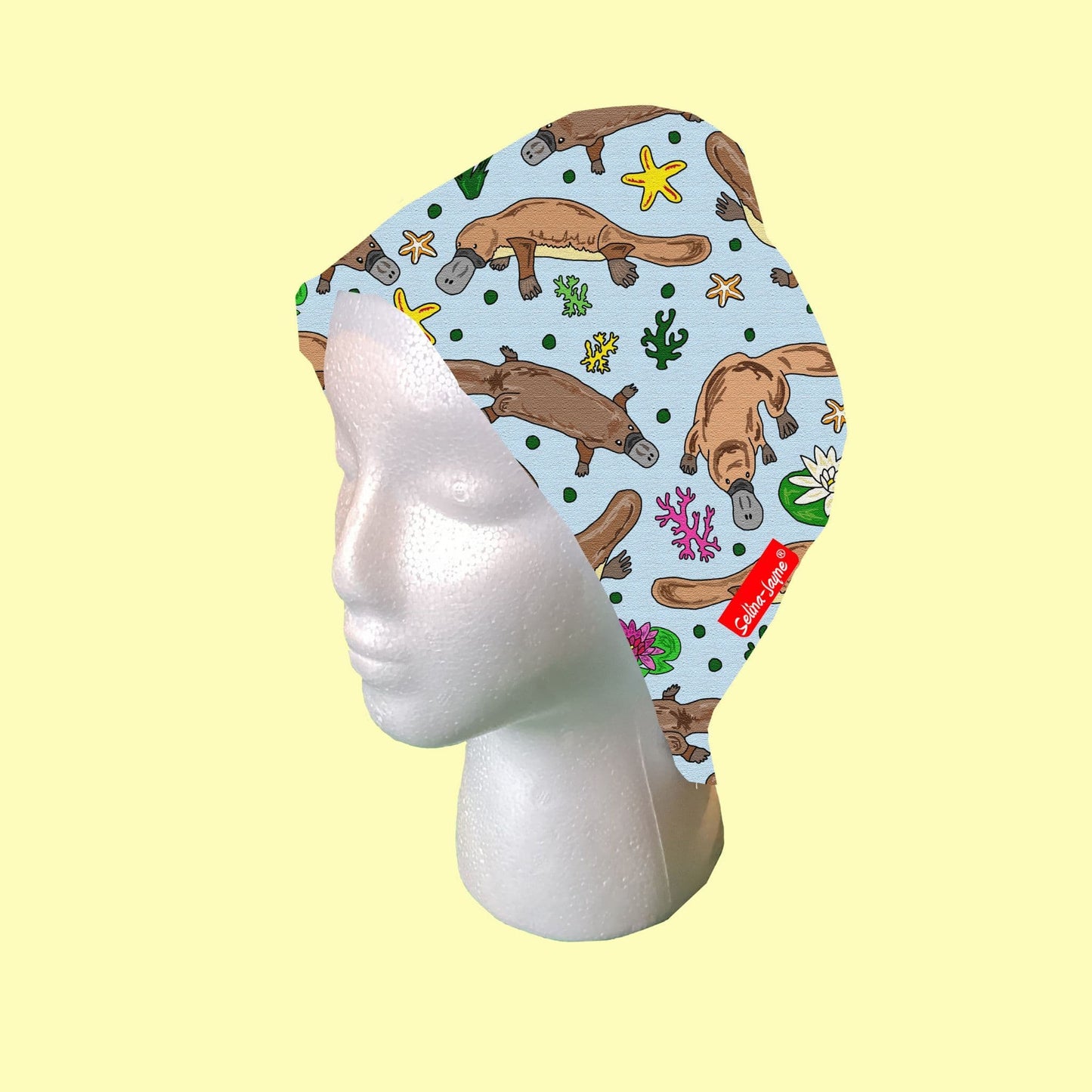 Duck Billed Platypus Scrub Cap by Selina-Jayne