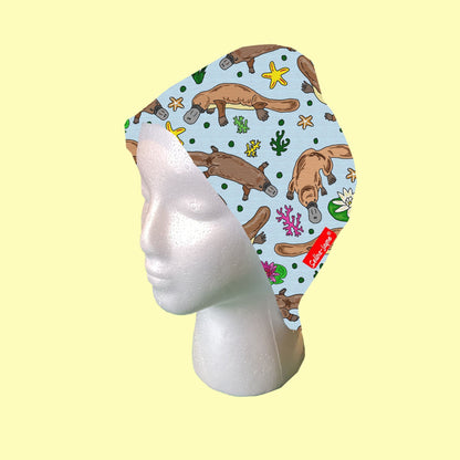Duck Billed Platypus Scrub Cap by Selina-Jayne