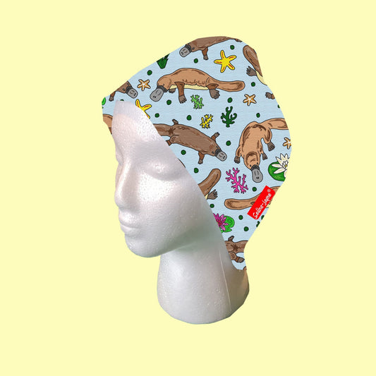 Duck Billed Platypus Scrub Cap by Selina-Jayne
