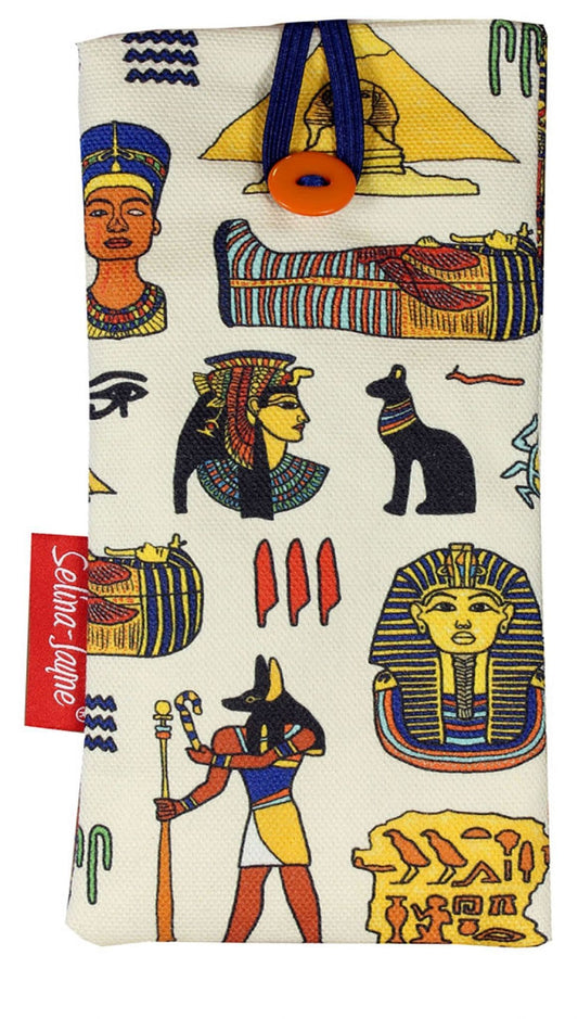 Egyptologist Soft Glasses Case by Selina-Jayne