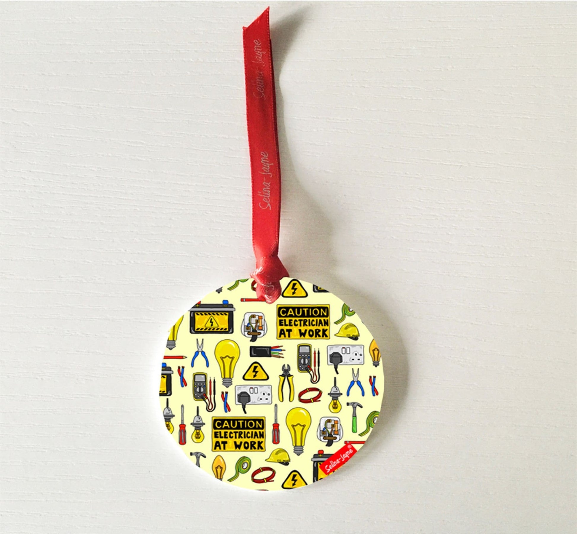Electrician Hanging Decoration by Selina-Jayne