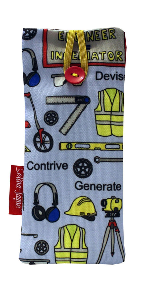 Engineer Soft Fabric Glasses Case by Selina-Jayne