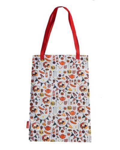 English Breakfast Tote Bag by Selina-Jayne