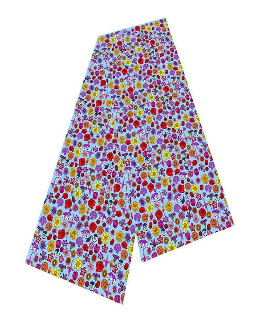 English Flowers Silk Scarf by Selina-Jayne