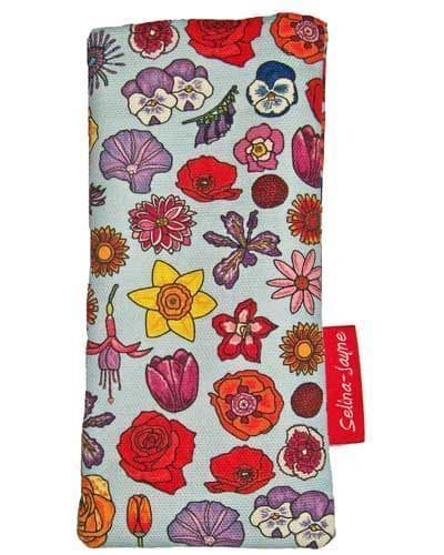 English Flowers Soft Glasses Case by Selina-Jayne
