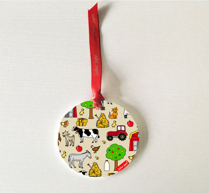 Farmer Hanging Decoration by Selina-Jayne