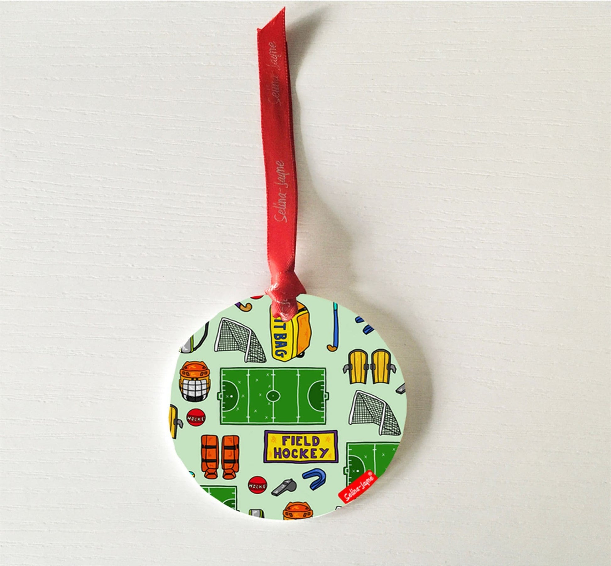 Field Hockey Hanging Decoration by Selina-Jayne