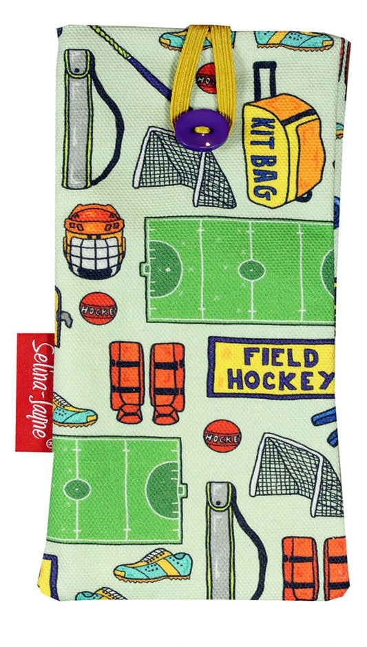 Field Hockey Soft Glasses Case by Selina-Jayne