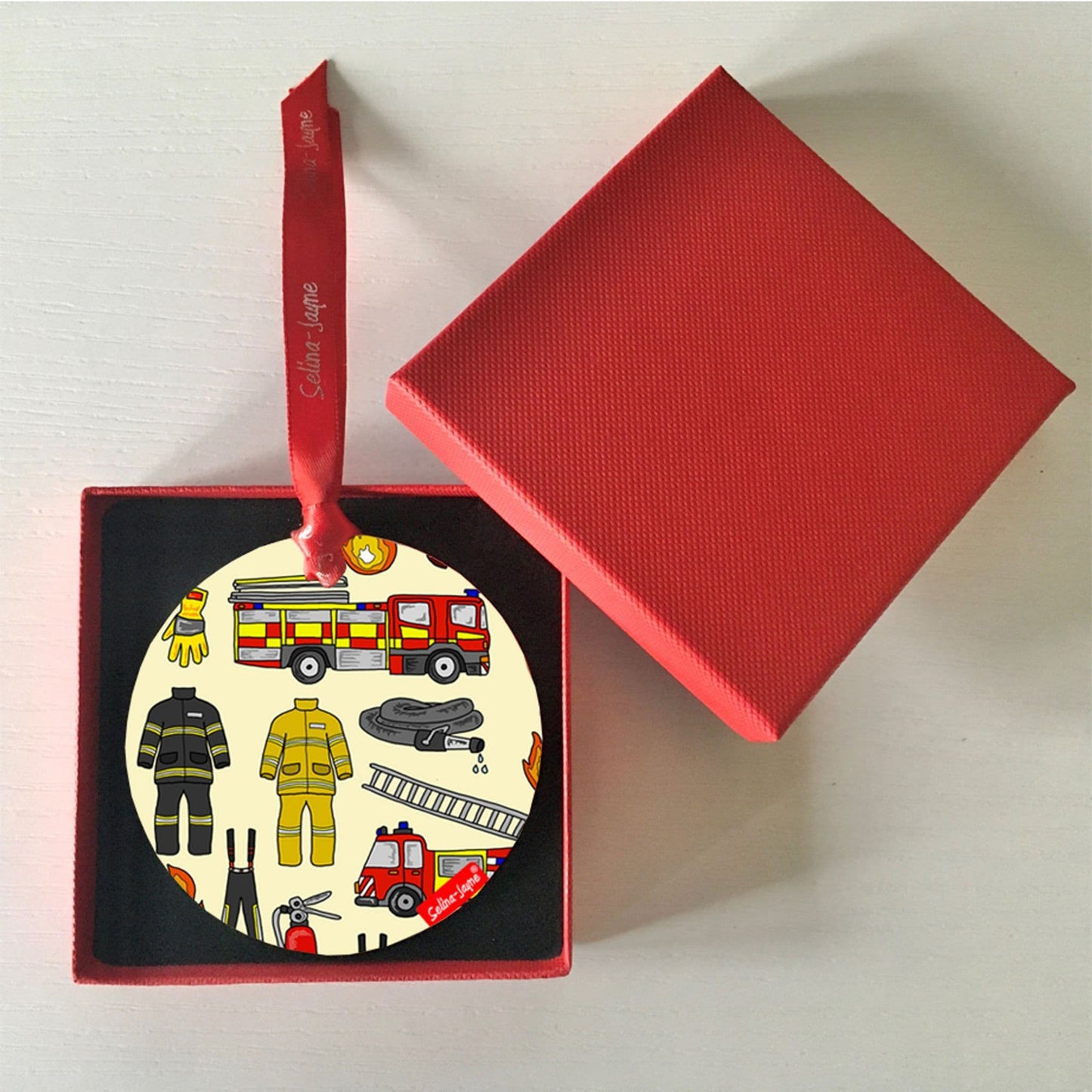 Firemen Hanging Decoration by Selina-Jayne