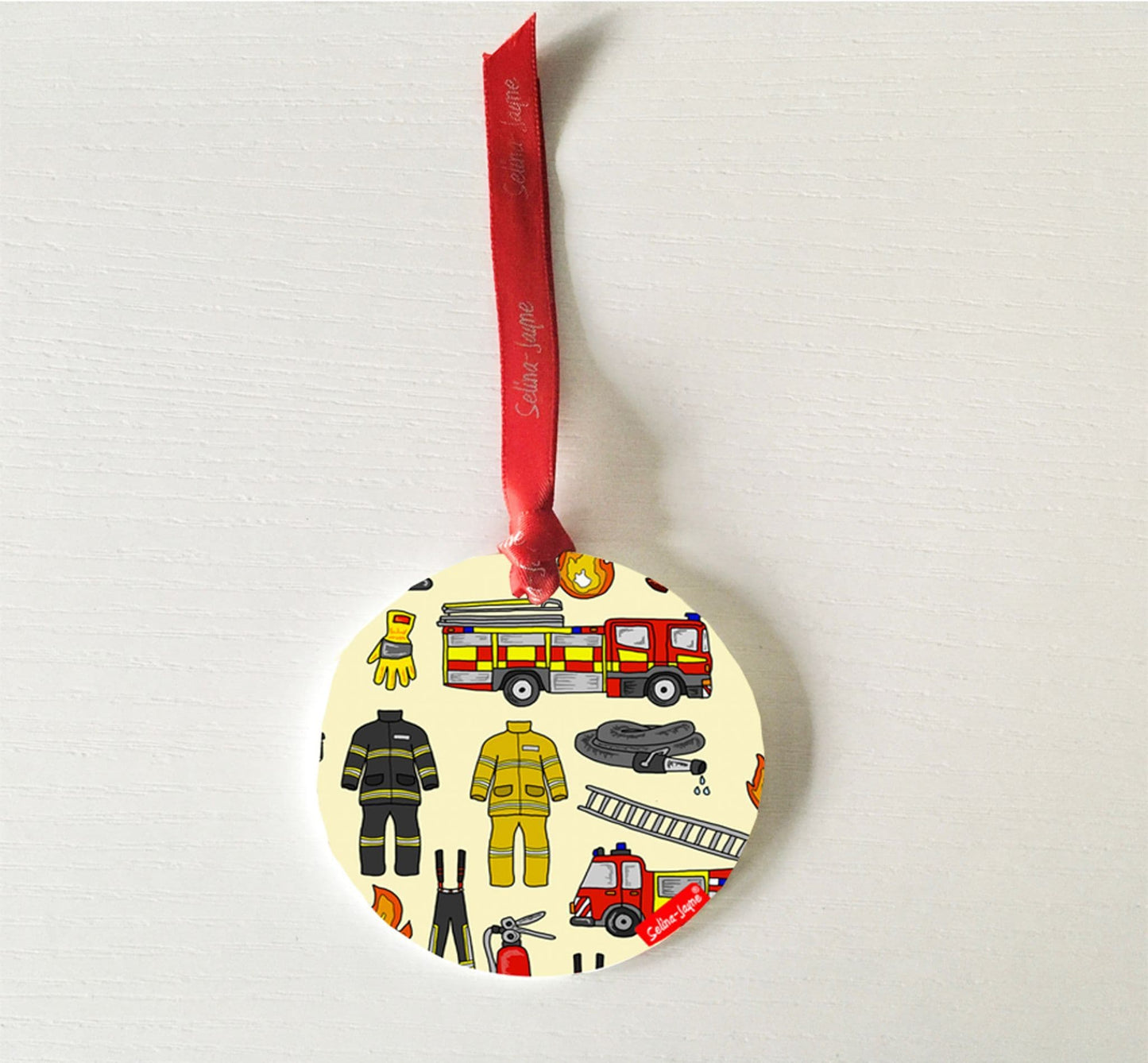 Firemen Hanging Decoration by Selina-Jayne