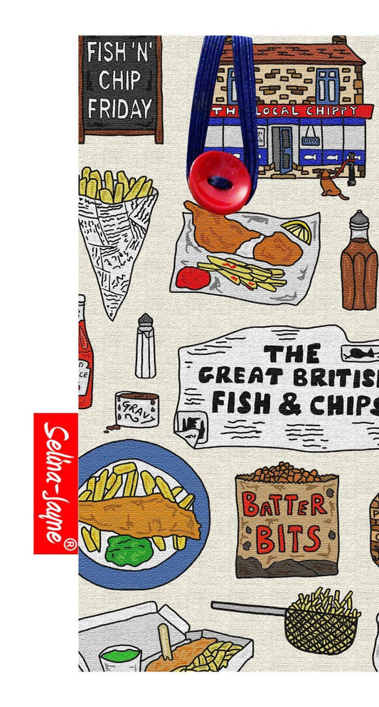 Fish and Chips Soft Glasses Case by Selina-Jayne