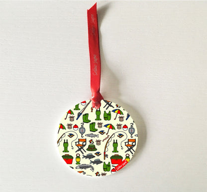 Fishing Hanging Decoration by Selina-Jayne