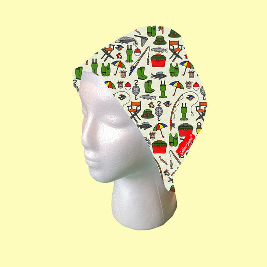 Fishing Scrub Cap by Selina-Jayne