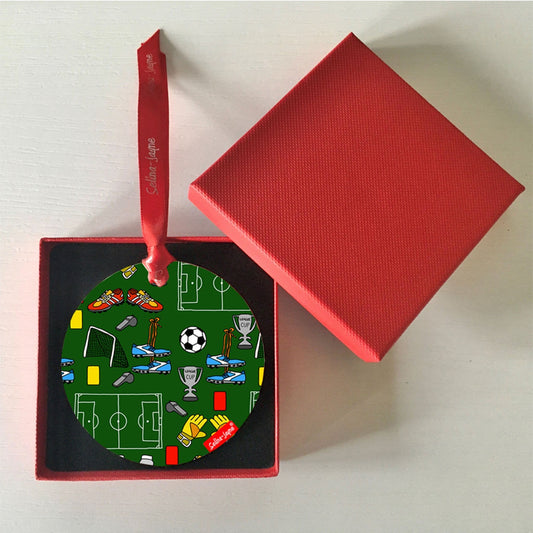 Football Hanging Decoration by Selina-Jayne