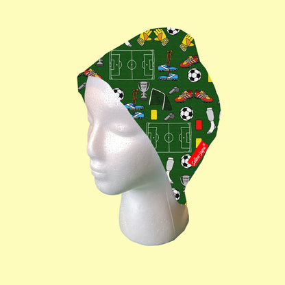 Football Scrub Cap by Selina-Jayne