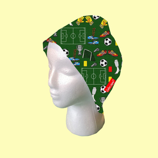 Football Scrub Cap by Selina-Jayne