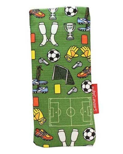 Football Soft Glasses Case by Selina-Jayne