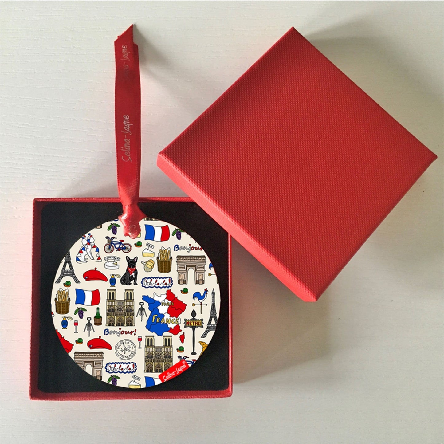 France Hanging Decoration by Selina-Jayne