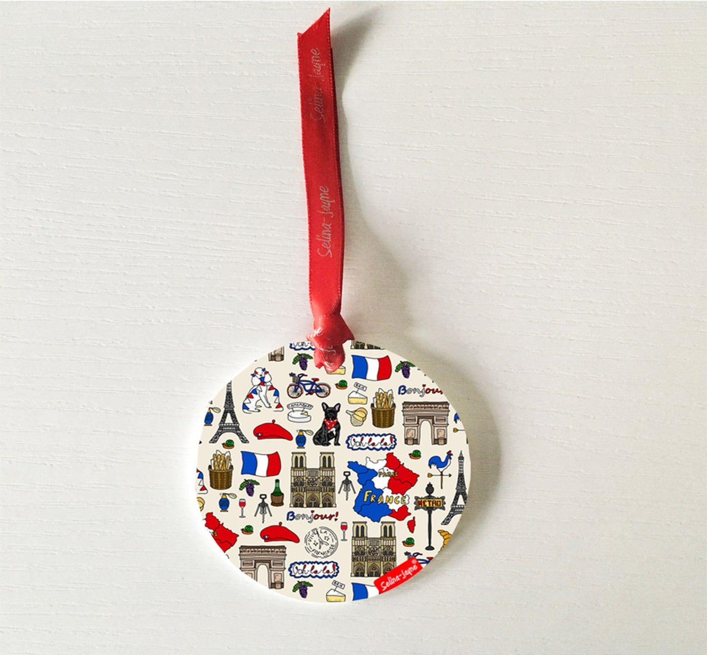 France Hanging Decoration by Selina-Jayne