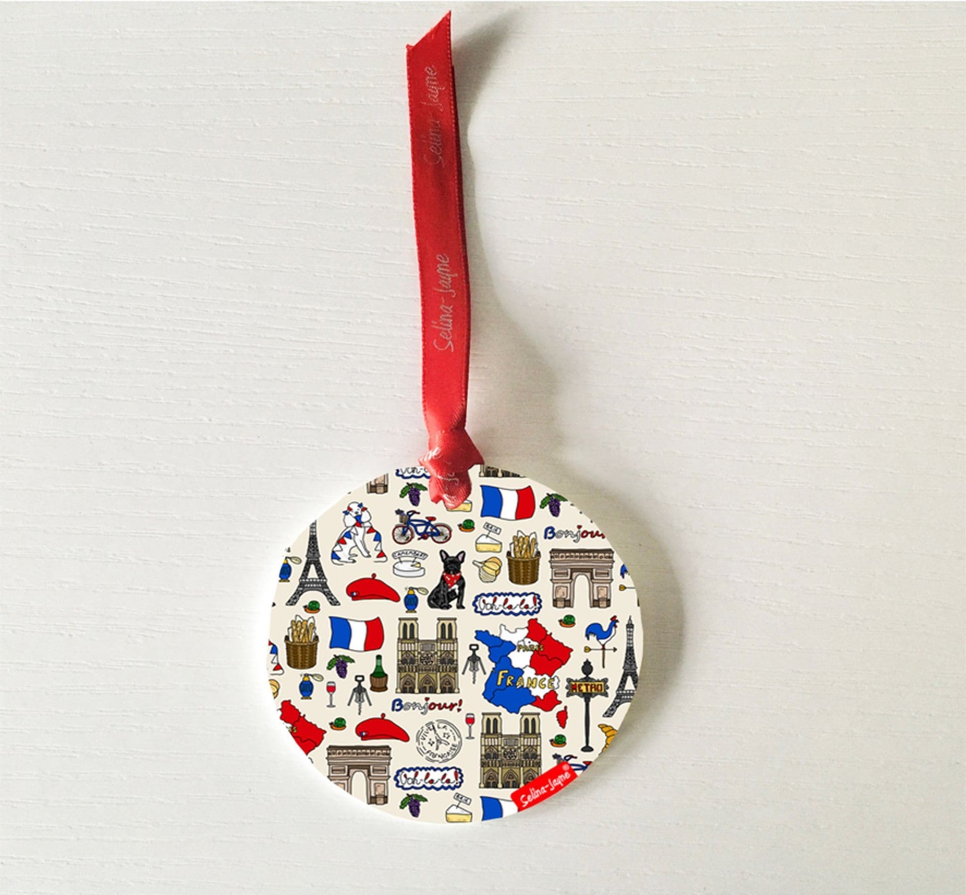 France Hanging Decoration by Selina-Jayne