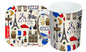 France Mug and Coaster Gift Set by Selina-Jayne
