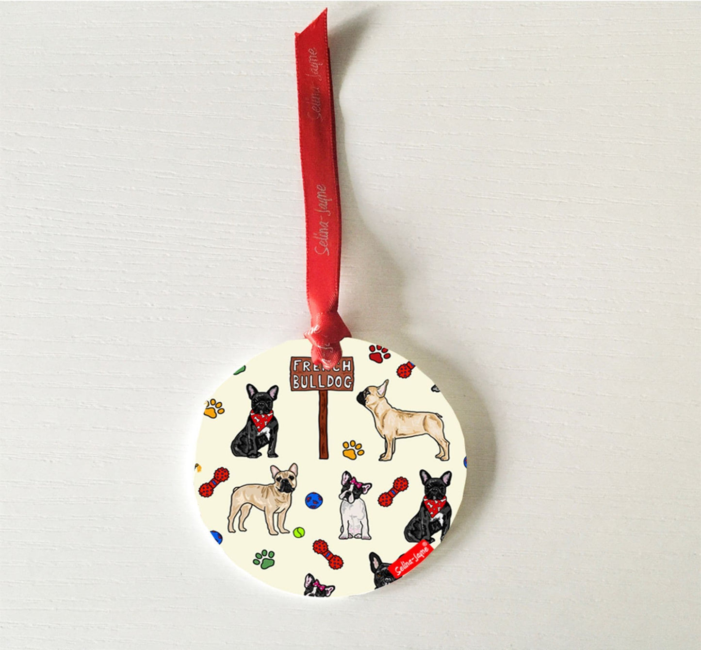French Bulldog Hanging Decoration by Selina-Jayne