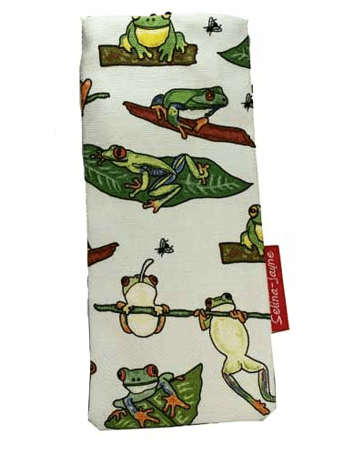 Frogs Soft Glasses Case by Selina-Jayne