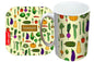 Garden Vegatables Mug and Coaster Gift Set by Selina-Jayne