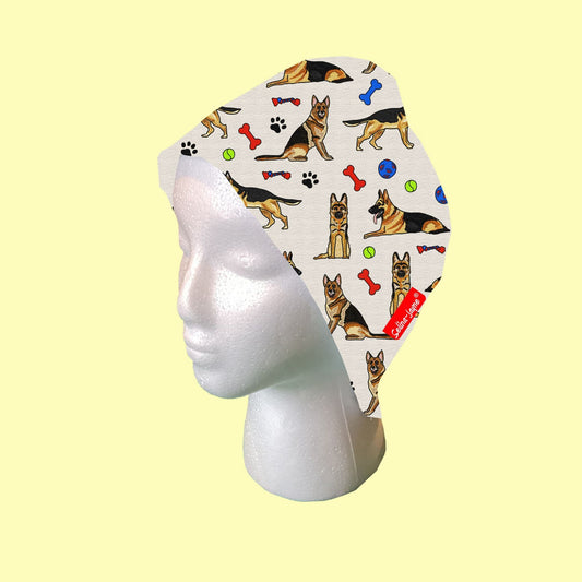 German Shepherd Dog Scrub Cap by Selina-Jayne