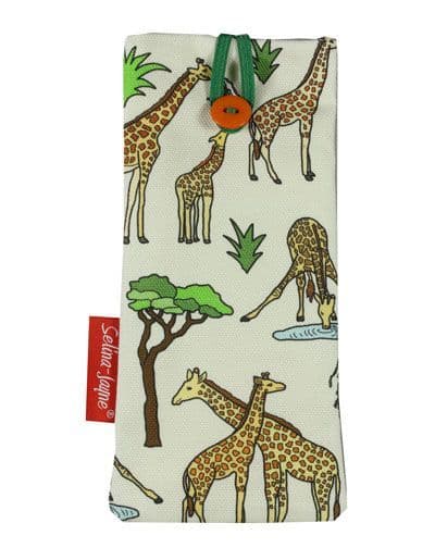 Giraffe Soft Glasses Case by Selina-Jayne