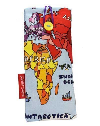 Globe Soft Glasses Case by Selina-Jayne