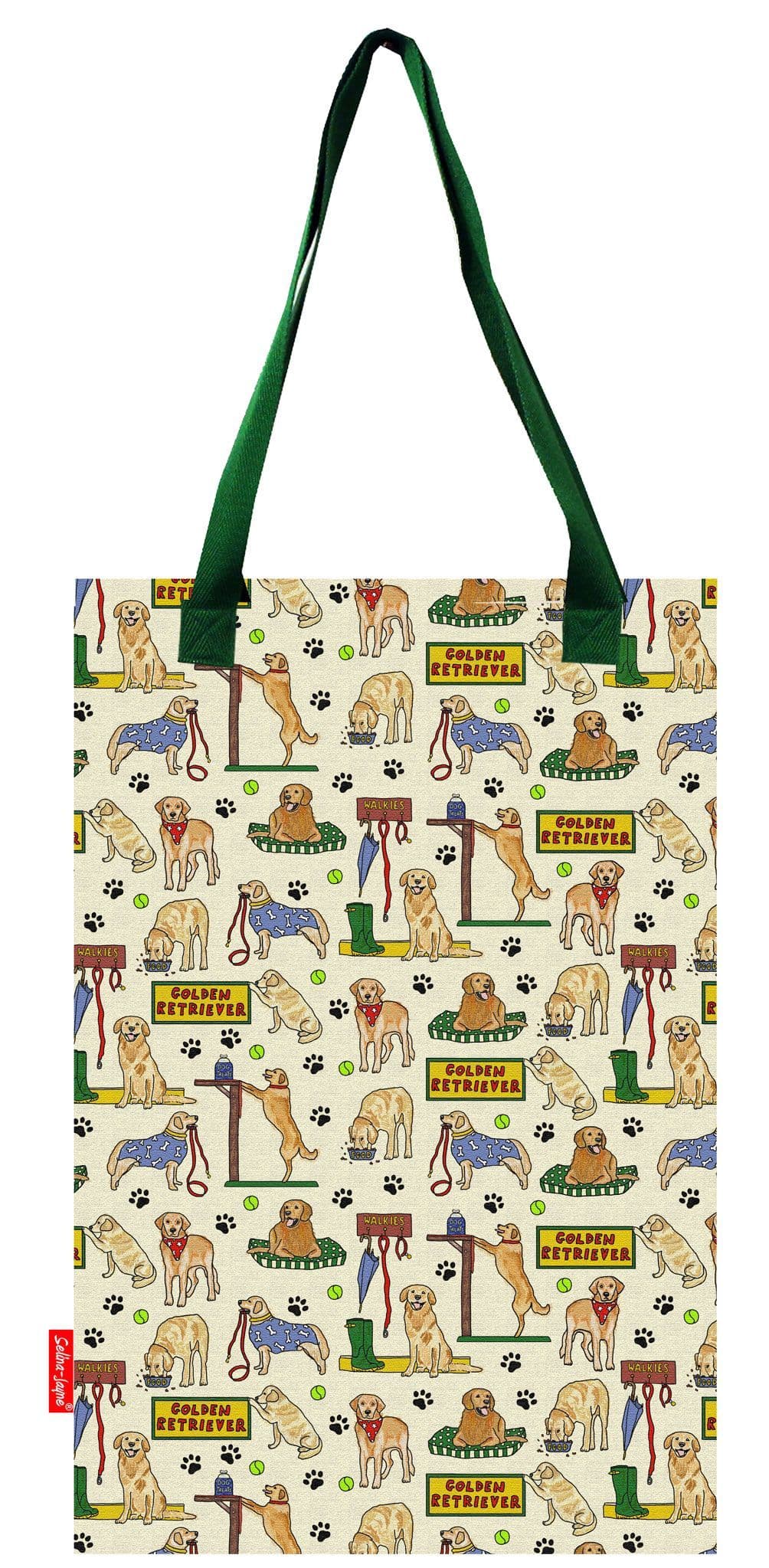 Golden Retriever Tote Bag by Selina-Jayne