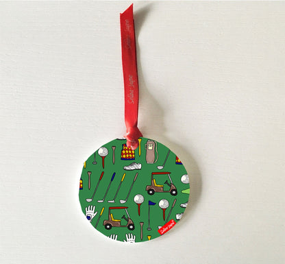 Golf Hanging Decoration by Selina-Jayne