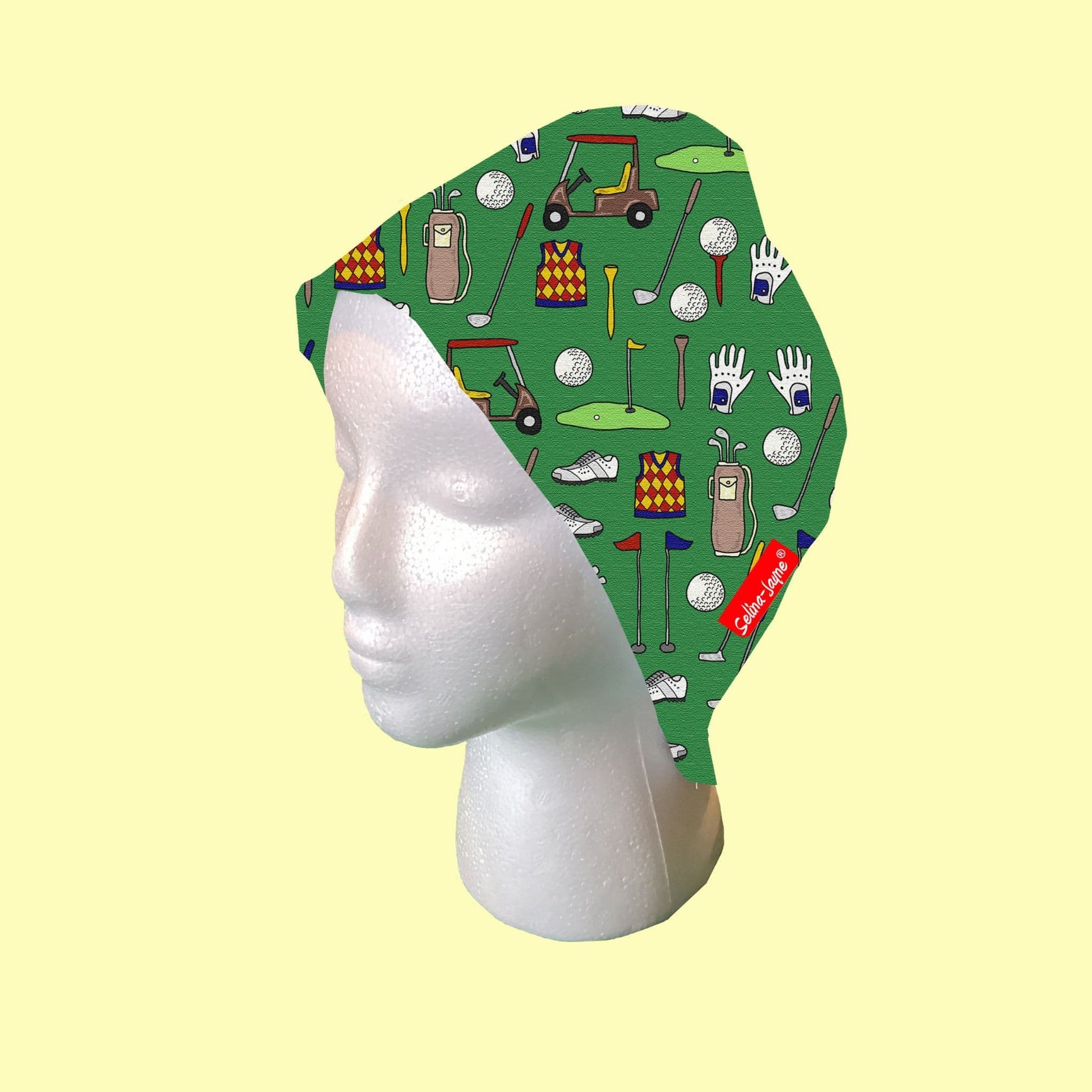 Golf Scrub Cap by Selina-Jayne