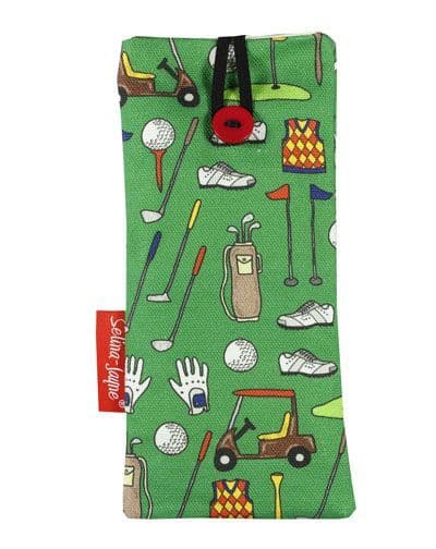 Golf Soft Glasses Case by Selina-Jayne