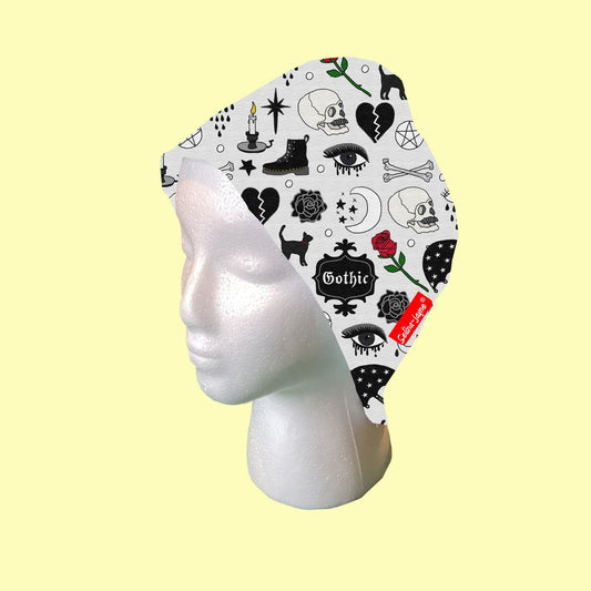 Goth Scrub Cap by Selina-Jayne