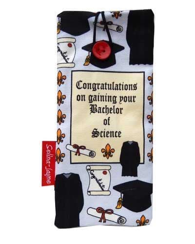 Graduation BSc Soft Glasses Case by Selina-Jayne