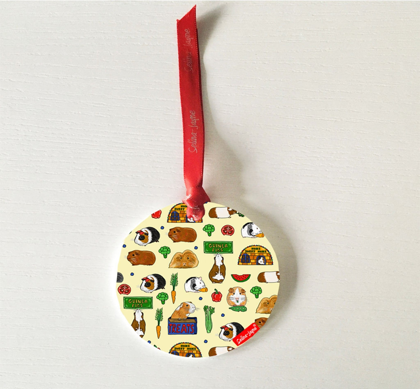Guinea Pigs Hanging Decoration by Selina-Jayne